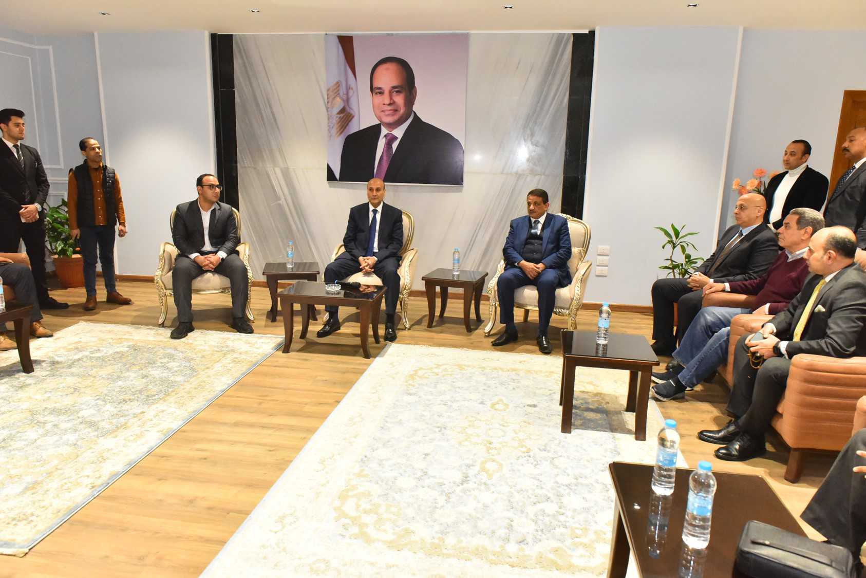 محافظ اسيوط داخل المحافظة محافظ اسيوط داخل المحافظة